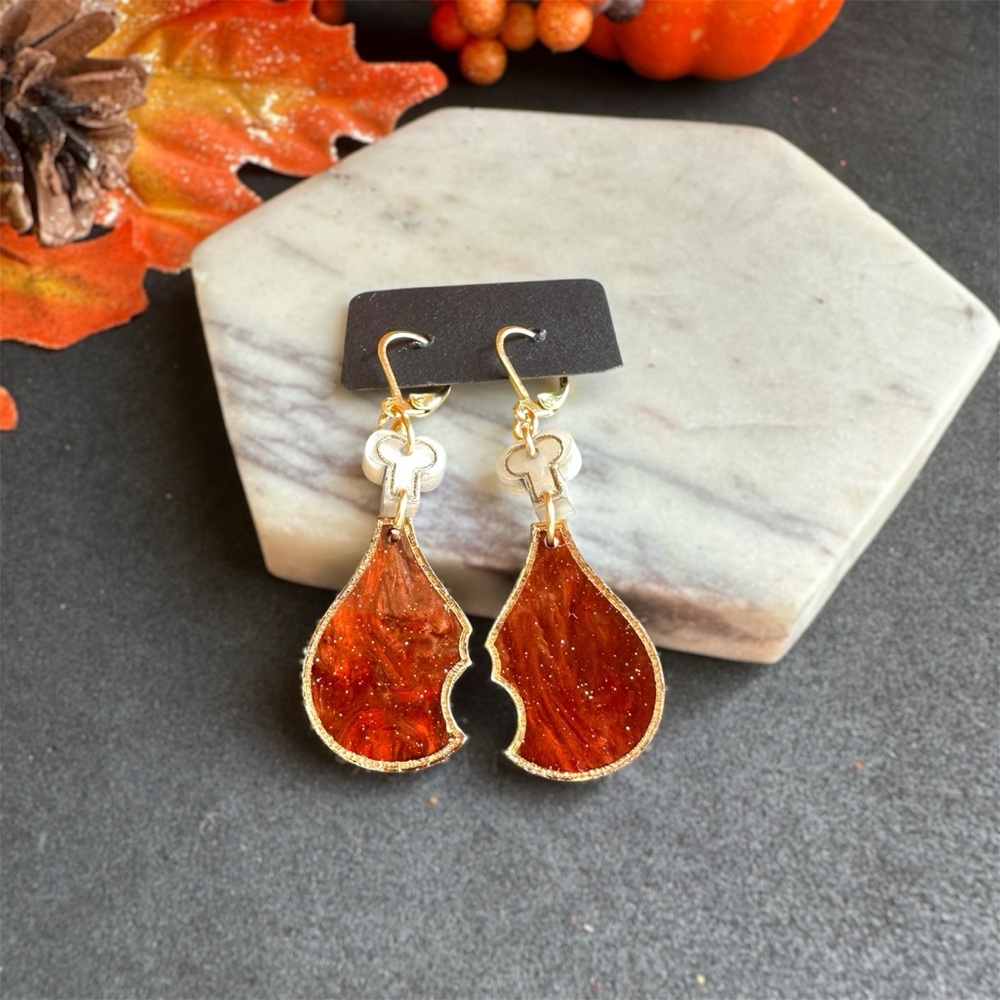 Thanksgiving Turkey Leg Earrings